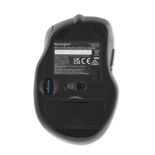 K72481WW - KENSINGTON MY310 PROFIT ERGO EQ WIRELESS MOUSE, MID SIZE, 3Y