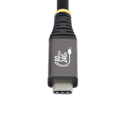 CC1M80GUSB4CABLE - STARTECH.COM 1M (3.3FT) USB4 CABLE, USB-IF CERTIFIED USB-C CORD, 80GBPS, LTW