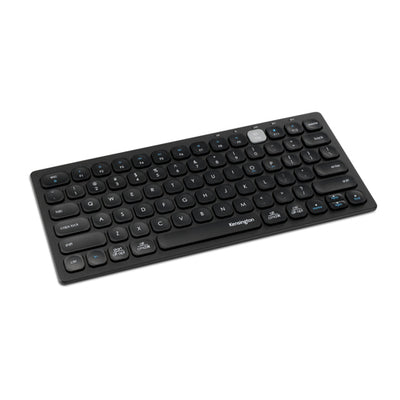 K75502US - KENSINGTON MULTI-DEVICE DUAL WIRELESS COMPACT/TRAVEL KEYBOARD, WIN/IOS/MAC, BLACK, 3Y
