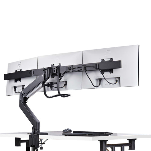 3M1A3SG-MONITOR-ARM - STARTECH.COM CROSSBAR TRIPLE MONITOR DESK MOUNT, VESA 75X75/100X100, 5 YR