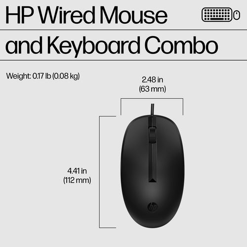 HP 225 Wired Mouse and Keyboard -  WHILE STOCK LASTS