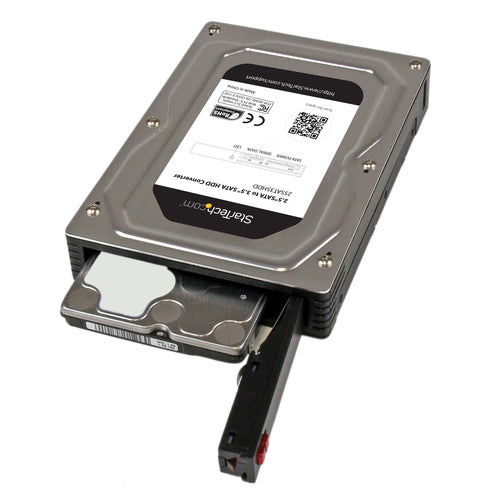 STARTECH.COM 2.5 TO 3.5 SATA HARD DRIVE ADAPTER ENCLOSURE WITH SSD / HDD 2 YR
