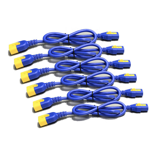 APC AP8702S-WWX590 - POWER CORD KIT (6 EA) LOCKING C13 TO C14