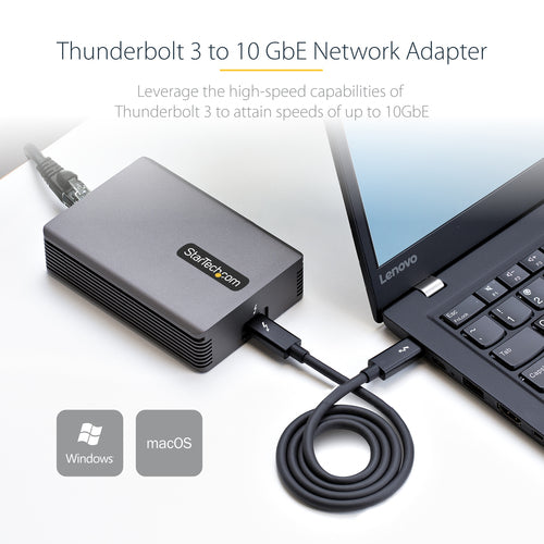 TB310G2 - STARTECH.COM THUNDERBOLT 3 TO ETHERNET ADAPTER 10G, THUNDERBOLT TO RJ45/NIC 2 YR