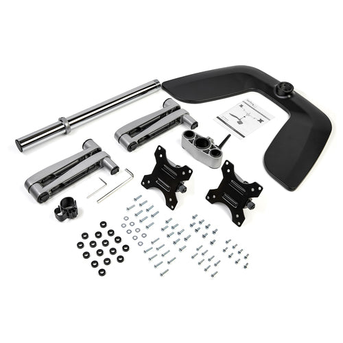 STARTECH.COM DUAL MONITOR STAND - ERGONOMIC DESKTOP MONITOR MOUNT 32" VESA 5 YR