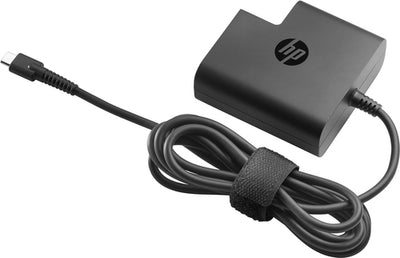 X7W50AA - HP Power Adapter AC 65W USB-C 5VDC-20VDC Output - C6 3-Pin AC Duckhead Input