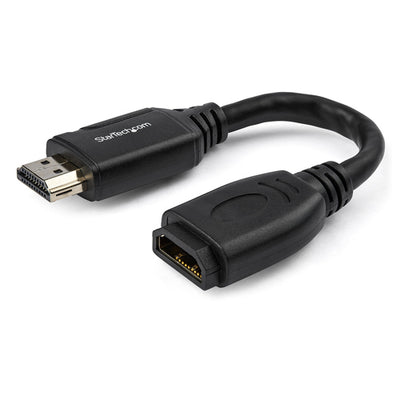 StarTech.com HD2MF6INL - Cable - HDMI 2.0 Port Saver - 15cm (6in)