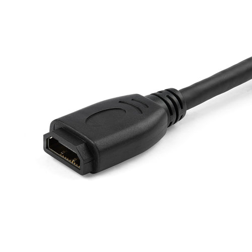 StarTech.com HD2MF6INL - Cable - HDMI 2.0 Port Saver - 15cm (6in)