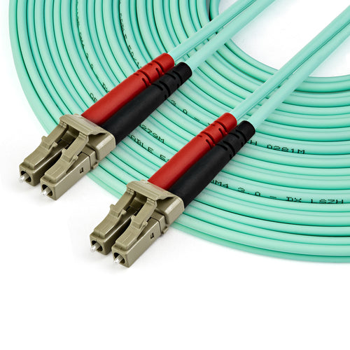 StarTech.com 450FBLCLC10 - Cable - 10m OM4 LC/LC Fiber Optical Cord