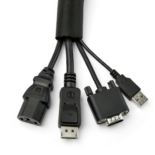 StarTech.com WKSTNCM2 - CABLE MANAGEMENT SLEEVE - 4.6 M / 15