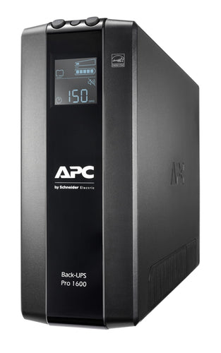 APC BR1600MI - BACK UPS PRO BR 1600VA, 8 OUTLETS, AVR, LCD INTERFACE