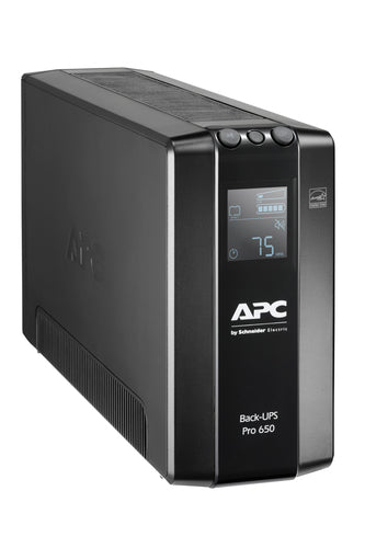 APC BR650MI - BACK UPS PRO BR 650VA, 6 OUTLETS, AVR, LCD INTERFACE