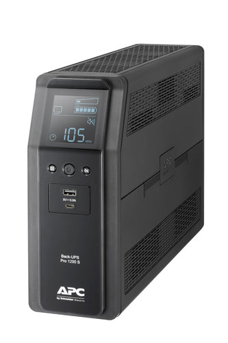 BR1200SI - APC BACK UPS PRO BR 1200VA, SINEWAVE,8 OUTLETS, AVR, LCD INTERFACE