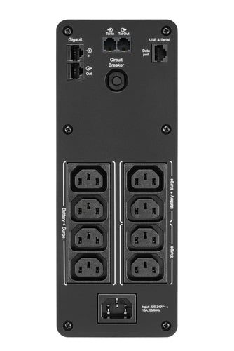 BR1200SI - APC BACK UPS PRO BR 1200VA, SINEWAVE,8 OUTLETS, AVR, LCD INTERFACE