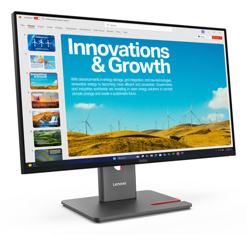 LENOVO P24QD-40 23.8" QHD 2560X1440 (16:9), WLED, DP+HDMI+USBC, DP OUT, RJ45, PD 96W, 3Y
