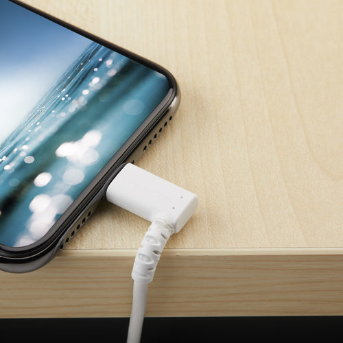 StarTech.com RUSBLTMM2MWR - Cable - White Angled Lightning to USB 2m