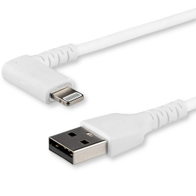 StarTech.com RUSBLTMM2MWR - Cable - White Angled Lightning to USB 2m