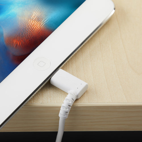 StarTech.com RUSBLTMM2MWR - Cable - White Angled Lightning to USB 2m