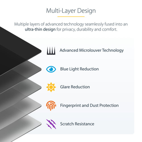 STARTECH.COM 14IN 16:10 TOUCH PRIVACY SCREEN, LAPTOP SECURITY SHIELD, 2 YR