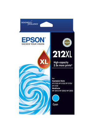 Epson C13T02X292 - 212XL CYAN INK