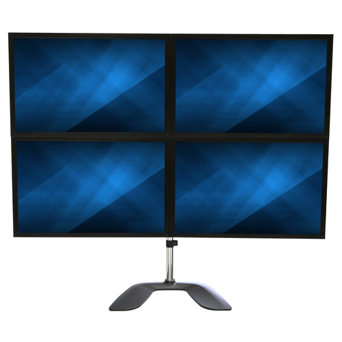 STARTECH.COM QUAD MONITOR STAND - ADJUSTABLE 32" VESA DESKTOP MONITOR MOUNT 5 YR