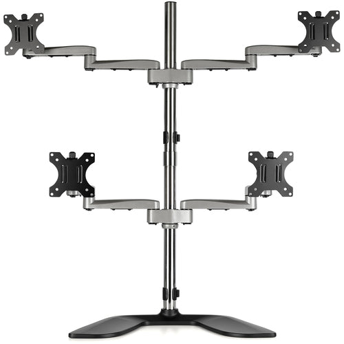 STARTECH.COM QUAD MONITOR STAND - ADJUSTABLE 32" VESA DESKTOP MONITOR MOUNT 5 YR