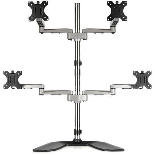 STARTECH.COM QUAD MONITOR STAND - ADJUSTABLE 32" VESA DESKTOP MONITOR MOUNT 5 YR