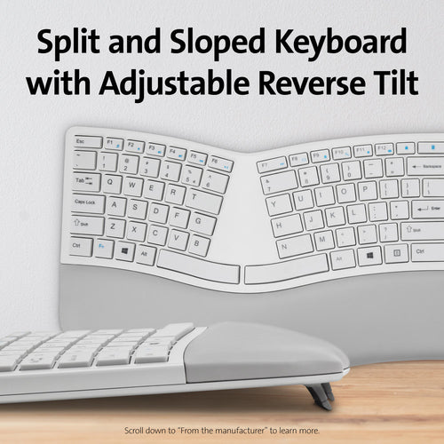 KENSINGTON K75407US - PROFIT ERGO WLESS KEYBOARD + MOUSE -GREY
