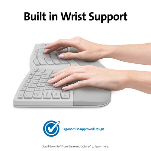 KENSINGTON K75407US - PROFIT ERGO WLESS KEYBOARD + MOUSE -GREY