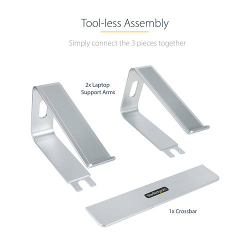 StarTech.com LAPTOP-STAND-SILVER - Laptop Stand for Desk - Stand for Laptop