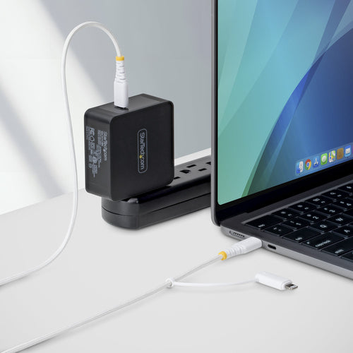 STARTECH.COM 2M/6.6FT 2-IN-1 USB-C CHARGING CABLE WITH LIGHTNING ADAPTER, LTW