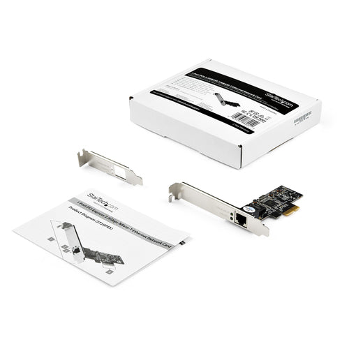 ST2GPEX - STARTECH.COM 1 PORT 2.5GBPS 2.5GBASE-T PCIE NETWORK CARD X1 PCIE, 2 YR
