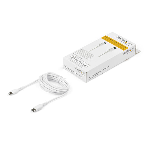 StarTech.com RUSBCLTMM2MW - Cable - USB C to Lightning Cable 2m