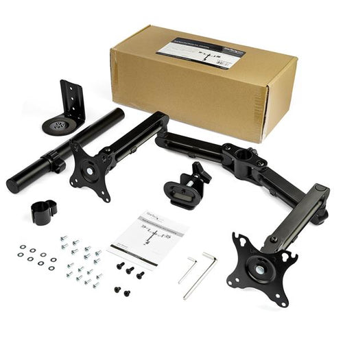STARTECH.COM DESK MOUNT DUAL MONITOR ARM - DESK CLAMP - ARTICULATING - VESA 5 YR