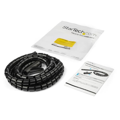 CMSCOILED - STARTECH.COM 1.5M/4.9' CABLE MANAGEMENT SLEEVE - SPIRAL - 25MM/1" DIAMETER 2 YR