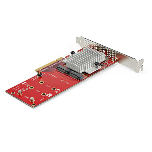 StarTech.com PEX8M2E2 - Dual M.2 PCIe SSD Adapter - x8 PCIe 3.0