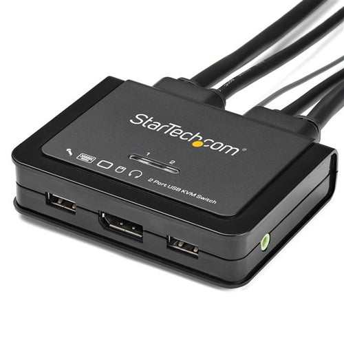 StarTech.com SV211DPUA4K - KVM Switch - DisplayPort - 4k 60Hz