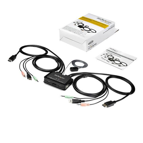 StarTech.com SV211DPUA4K - KVM Switch - DisplayPort - 4k 60Hz