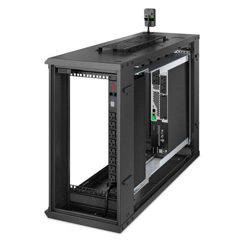 NETSHELTER WX 6U LOW-PROFILE WALL MOUNT ENCLOSURE 230V FANS