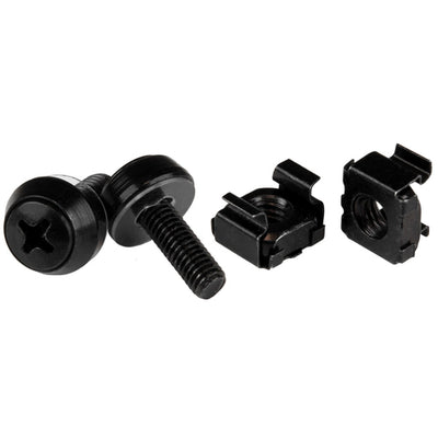 CABSCREW1032 - STARTECH.COM 10-32 SERVER RACK SCREWS AND NUTS - 50 PACK - BLACK, 2 YR