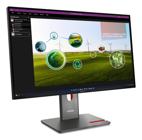 Lenovo 64A7GAR6AU - P27Q-40 27IN QHD (HDMI+DP+USB-C) 3YR
