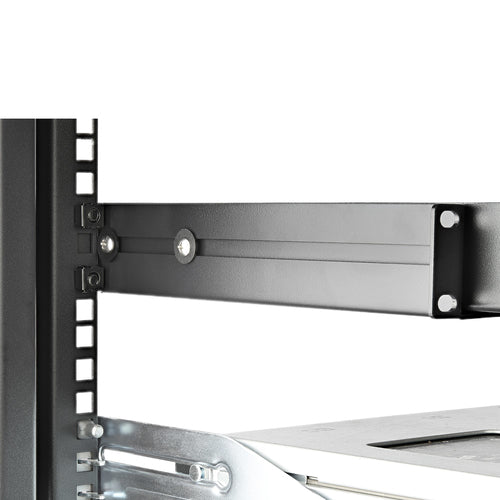 StarTech.com UNIRAILS1UB - Rack Rails - 1U - 4 post - 200 Lbs Max