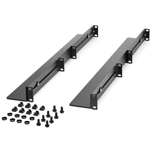 StarTech.com UNIRAILS1UB - Rack Rails - 1U - 4 post - 200 Lbs Max