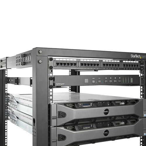 StarTech.com UNIRAILS1UB - Rack Rails - 1U - 4 post - 200 Lbs Max
