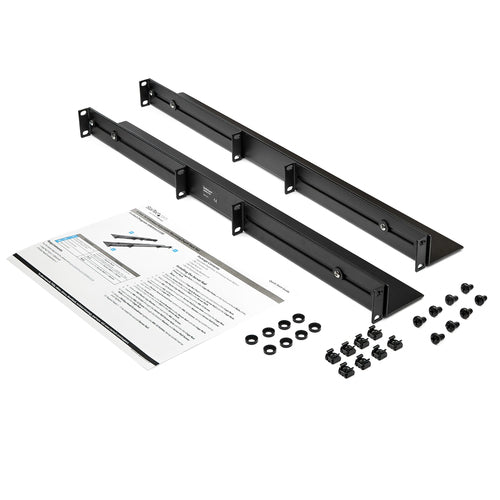 StarTech.com UNIRAILS1UB - Rack Rails - 1U - 4 post - 200 Lbs Max