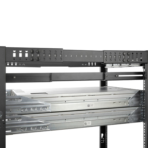 StarTech.com UNIRAILS1UB - Rack Rails - 1U - 4 post - 200 Lbs Max