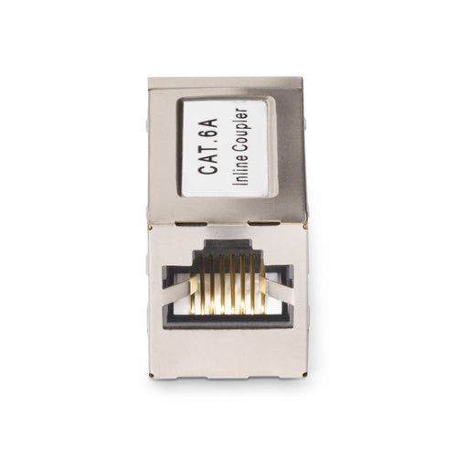 StarTech.com IN-CAT6A-COUPLER-S1 - Shielded RJ45 Coupler Cat6a Coupler F/F