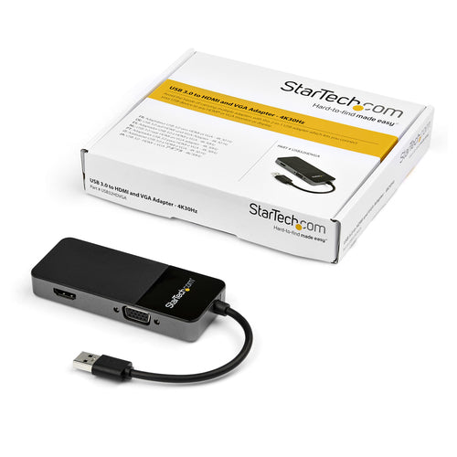 StarTech.com USB32HDVGA - Adapter - USB 3.0 to HDMI VGA - 4K 30Hz