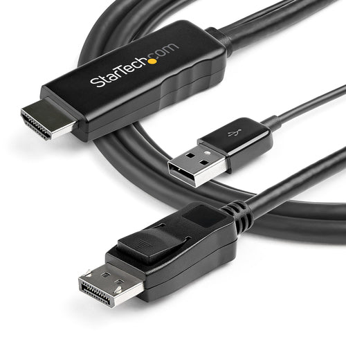 StarTech.com HD2DPMM2M - Adapter - HDMI to DisplayPort Cable - 4K