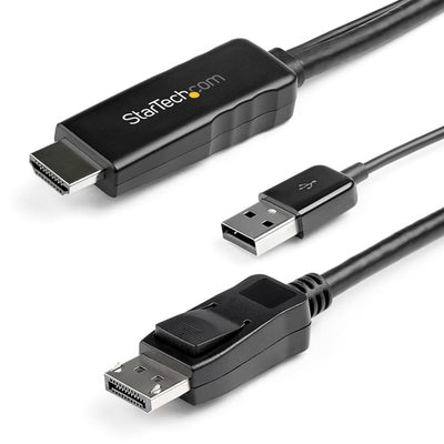 StarTech.com HD2DPMM2M - Adapter - HDMI to DisplayPort Cable - 4K